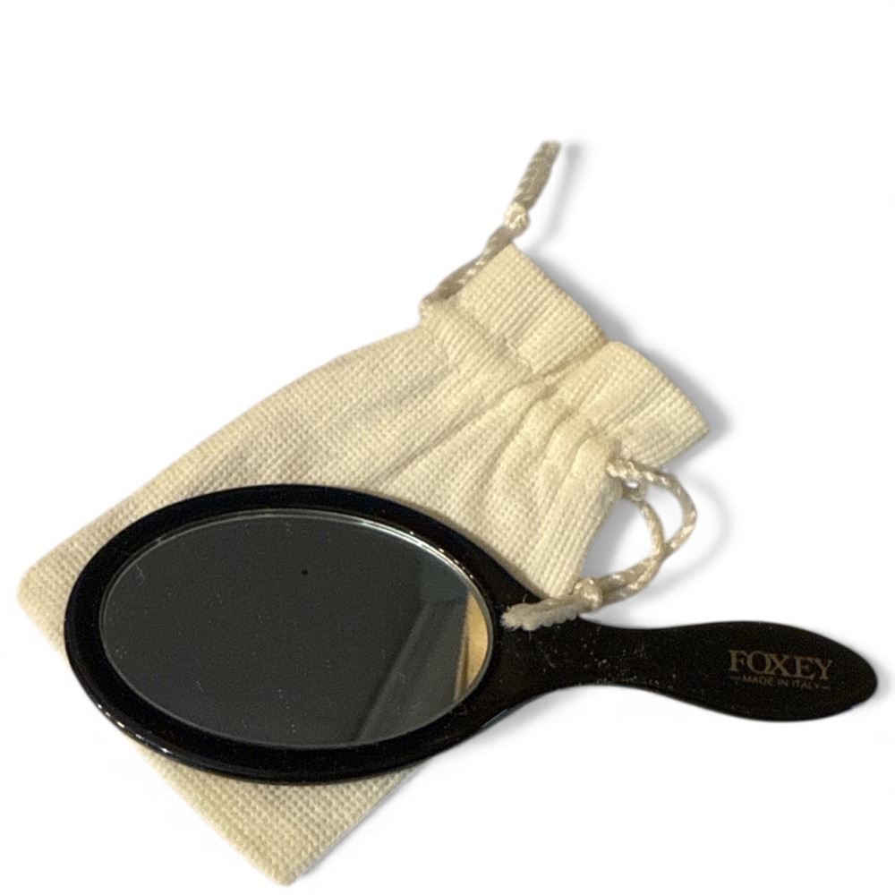 FOXEY Boutique Made in Italy Leather Lizard‎ Embossed Tote Handbag Purse Cream - Picture 6 of 6